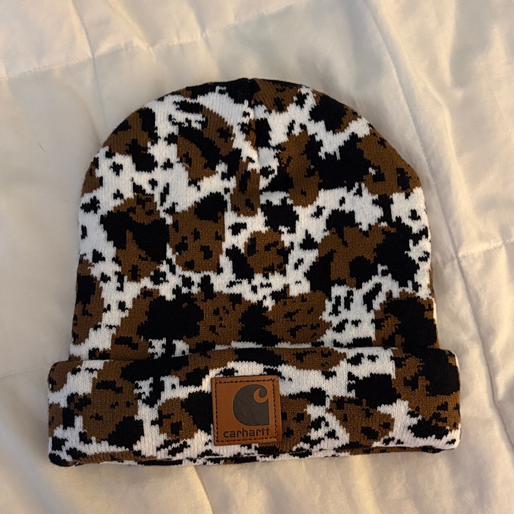 Carhartt Cow Print Beanie